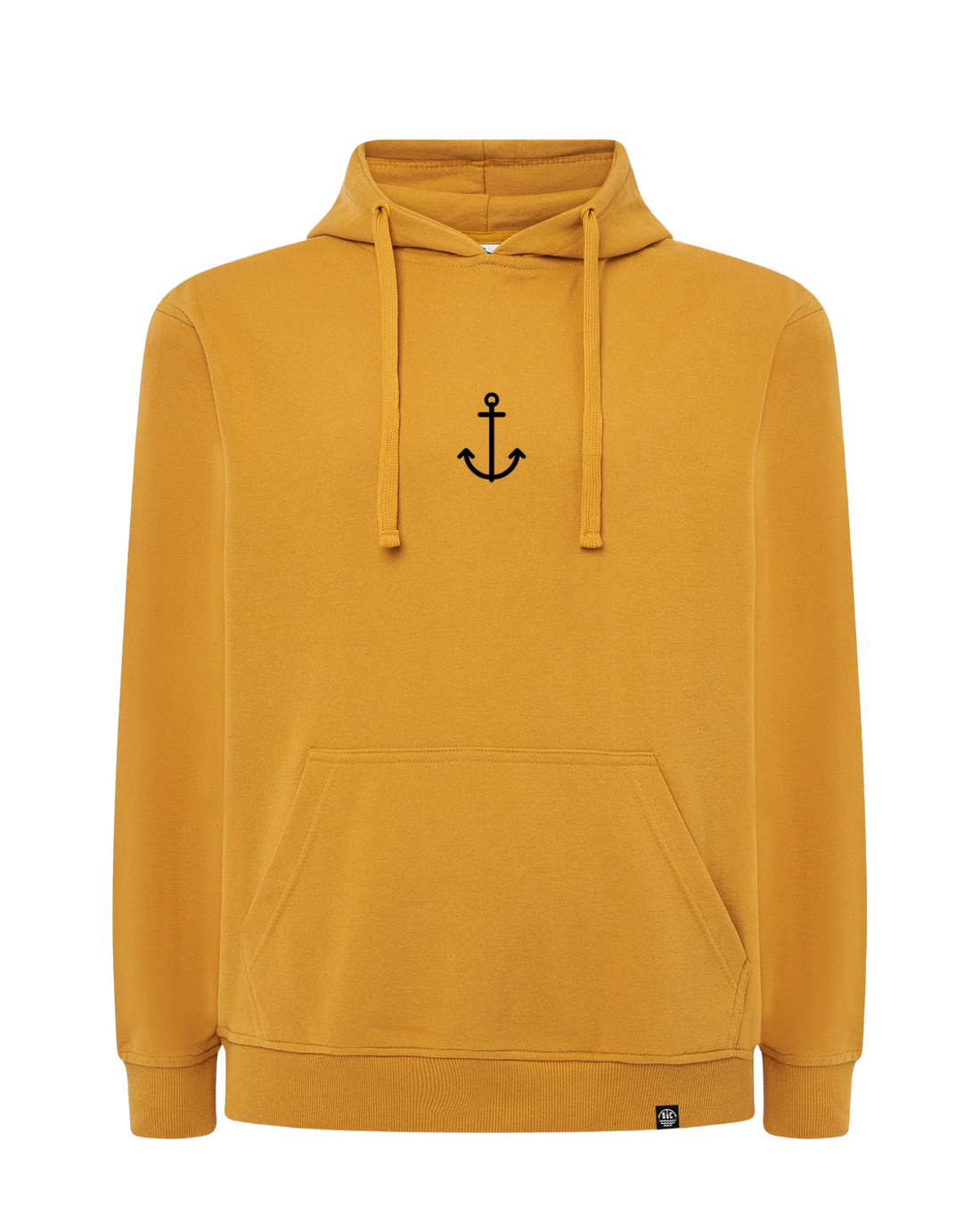 Anchor hoodie mustard - Seaman&